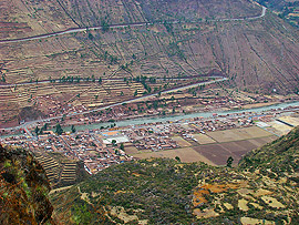 msteko Pisac z jiních ruin Pisacu